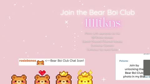 Rosie Bones online show from 10.20.25