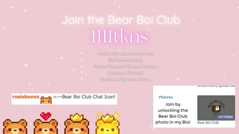 Rosie Bones online show from 10.30.25