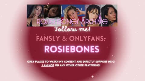 Rosie Bones online show from 12.05.25