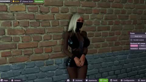 Snapshot of rosse_mistress chatting on 10.31.25 Roxana online show from 10.31.25