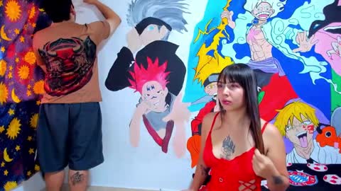 Snapshot of roxyandaron2 chatting on 09.26.25 RoxyAron online show from 09.26.25