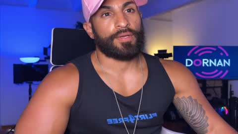 Snapshot of samdornan chatting on 12.14.24 Sam Dornan online show from 12.14.24