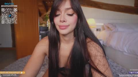 Snapshot of sammarastone chatting on 10.07.25 Maria online show from 10.07.25