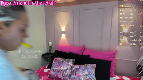 SaraAvila  online show from 01.12.25