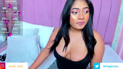 Snapshot of saramagiic chatting on 02.22.25 online show from 02.22.25