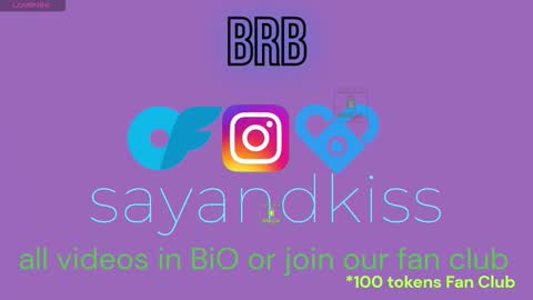 Say and kiss online show from 03.25.26