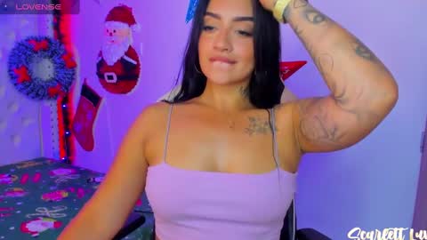 Snapshot of scarlett_luv chatting on 12.13.24 Kim online show from 12.13.24