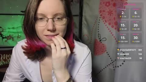 Snapshot of scarlettsrose chatting on 12.24.24 Scarlett online show from 12.24.24