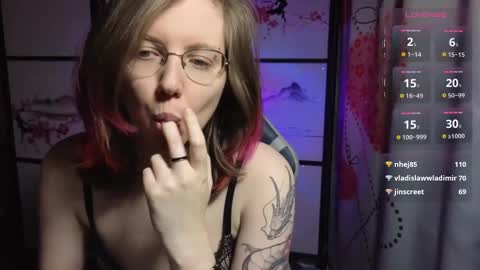 Snapshot of scarlettsrose chatting on 01.18.25 Scarlett online show from 01.18.25