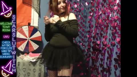 Snapshot of scarslutwitch chatting on 02.21.26 ScarSlutWitch online show from 02.21.26