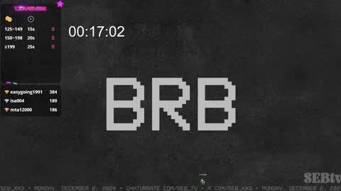 Snapshot of seb_tv chatting on 12.02.24 Sebastian online show from 12.02.24