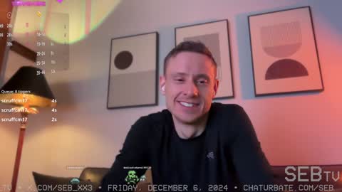 Snapshot of seb_tv chatting on 12.07.24 Sebastian online show from 12.07.24