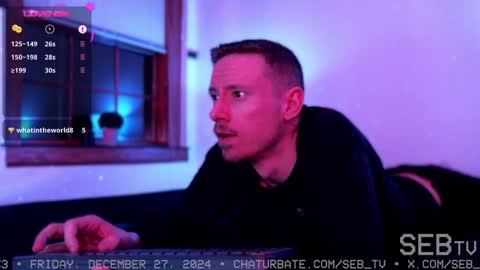 Snapshot of seb_tv chatting on 12.27.24 Sebastian online show from 12.27.24