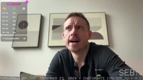 Snapshot of seb_tv chatting on 12.27.24 Sebastian online show from 12.27.24
