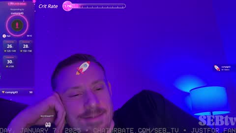 Snapshot of seb_tv chatting on 01.08.25 Sebastian online show from 01.08.25