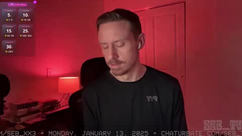 Snapshot of seb_tv chatting on 01.13.25 Sebastian online show from 01.13.25