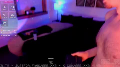 Snapshot of seb_tv chatting on 01.13.25 Sebastian online show from 01.13.25