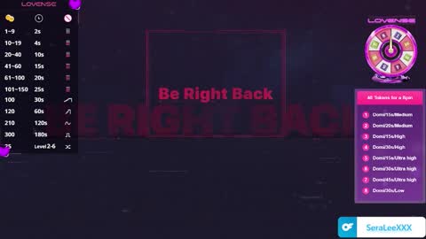 SeraLeeXXX online show from 03.05.26