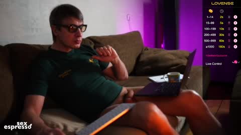 Snapshot of sexespresso chatting on 01.31.25 Thank you for Birthday Wishes  online show from 01.31.25