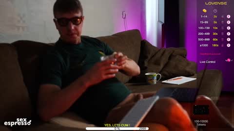 Snapshot of sexespresso chatting on 10.05.25 Thank you for Birthday Wishes  online show from 10.05.25