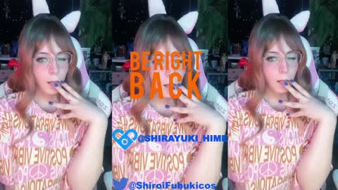 Snapshot of shirayuki_hime chatting on 01.18.25 Im Lilu Rosenblum Guys I have ----Ill be glad to see you there online show from 01.18.25