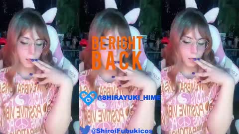 Snapshot of shirayuki_hime chatting on 02.16.25 Im Lilu Rosenblum Guys I have ----Ill be glad to see you there online show from 02.16.25