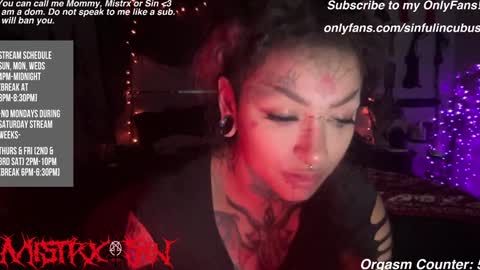 Mistrx Sin online show from 12.20.24