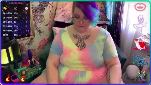 Snapshot of sirenwilde chatting on 02.22.26 Siren Wilde online show from 02.22.26