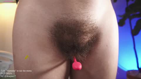 Snapshot of skarpio17 chatting on 02.02.25 Im Scarlett ONLINE 5pm-10pm NYC time online show from 02.02.25