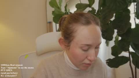 Snapshot of skarpio17 chatting on 10.26.25 Im Scarlett ONLINE 5pm-10pm NYC time online show from 10.26.25