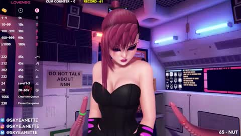 Snapshot of skyeanette chatting on 11.14.25 SkyeAnette online show from 11.14.25