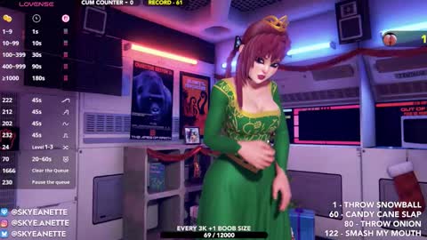 SkyeAnette online show from 12.21.25