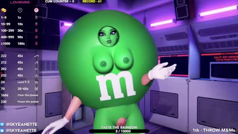 Snapshot of skyeanette chatting on 06.06.26 SkyeAnette online show from 06.06.26