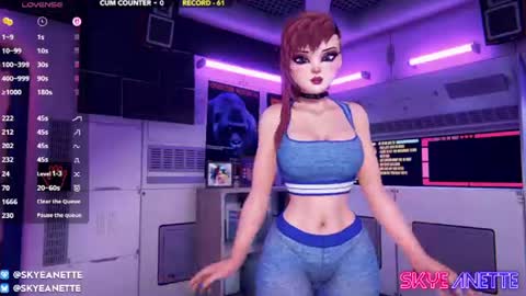 Snapshot of skyeanette chatting on 07.19.26 SkyeAnette online show from 07.19.26