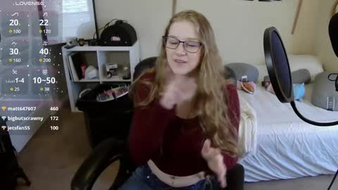 Snapshot of southerbunny chatting on 02.16.25 Bunnydathug online show from 02.16.25