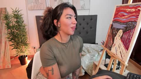 Snapshot of sublimetouch chatting on 01.13.25 Zoe online show from 01.13.25