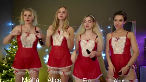 Snapshot of sunnyfia chatting on 12.23.24 Fia - TG - Mia - Alice - online show from 12.23.24