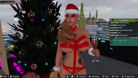 Snapshot of sweet_fleur chatting on 11.29.25 Fleur online show from 11.29.25