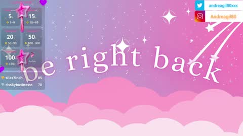 Snapshot of sweetandreagil chatting on 01.27.25 Andrea Cheryl GiLandreagil80 In Instagram online show from 01.27.25