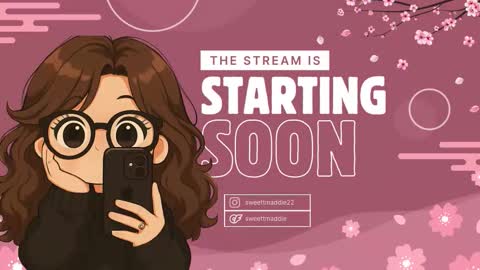 Snapshot of sweettmaddie chatting on 11.27.25 Maddie online show from 11.27.25