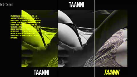 Snapshot of taanni_bc chatting on 02.17.25 TAANNI online show from 02.17.25