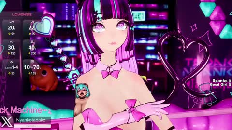 Snapshot of tadakonyanko chatting on 12.07.24 Tadako Nyanko online show from 12.07.24