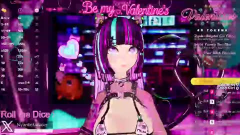 Snapshot of tadakonyanko chatting on 02.16.25 Tadako Nyanko online show from 02.16.25