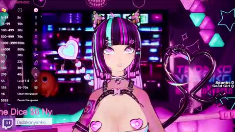 Snapshot of tadakonyanko chatting on 02.20.25 Tadako Nyanko online show from 02.20.25