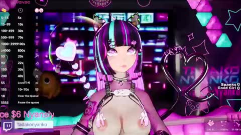 Snapshot of tadakonyanko chatting on 02.21.25 Tadako Nyanko online show from 02.21.25