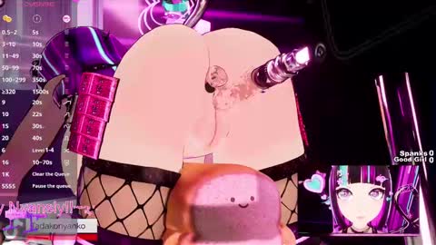 Snapshot of tadakonyanko chatting on 03.03.25 Tadako Nyanko online show from 03.03.25