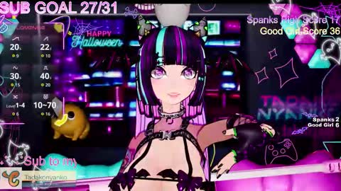 Snapshot of tadakonyanko chatting on 10.11.25 Tadako Nyanko online show from 10.11.25