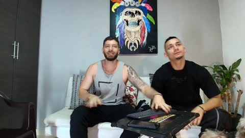 Snapshot of the_golden_boys chatting on 12.02.24 SCOTT THEO KAMERON GENDERSON online show from 12.02.24