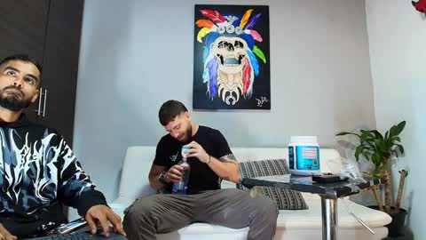 Snapshot of the_golden_boys chatting on 12.04.24 SCOTT THEO KAMERON GENDERSON online show from 12.04.24