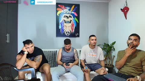 Snapshot of the_golden_boys chatting on 12.05.24 SCOTT THEO KAMERON GENDERSON online show from 12.05.24